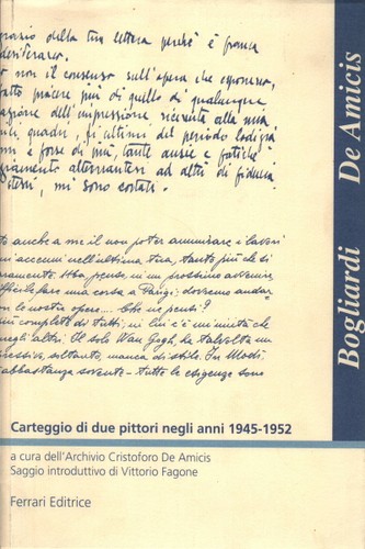 Carteggio due pittori negli - di,